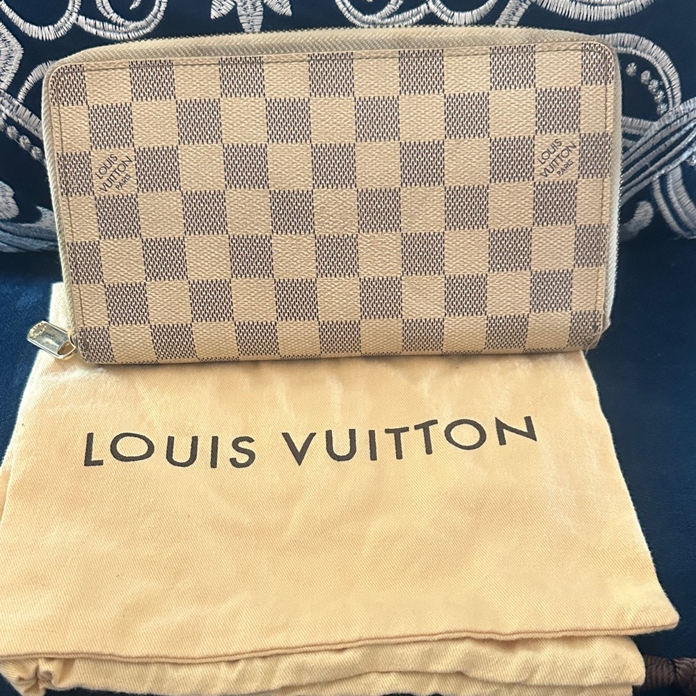 Louis Vuitton Damier Azur Canvas Wallet